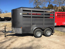 Load image into Gallery viewer, 500 ES Delta MFG Bumper Pull Stock Trailer