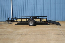 Load image into Gallery viewer, 82” Wide Single Axle Utility Trailer