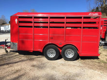 Load image into Gallery viewer, 500 ES Delta MFG Bumper Pull Stock Trailer