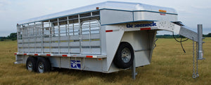 Aluminum Gooseneck Stock Trailers