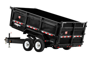 (DM) 83” Low-Pro High Side PJ Dump Trailer