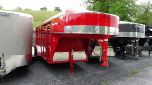 500 Series Delta MFG Gooseneck Stock Trailer