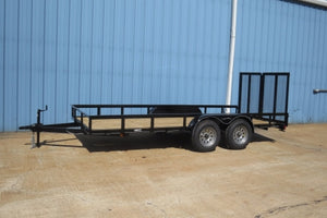 77” Wide Tandem Axle Utility Trailer