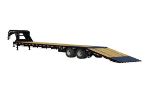 (LY) Low-Pro Flatbed PJ Trailer with Hydraulic Dove