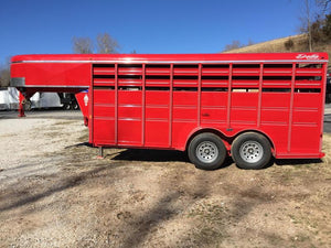 500 Series Delta MFG Gooseneck Stock Trailer