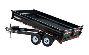 (D8) 96” Deckover PJ Dump Trailer