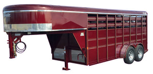 500 Series Delta MFG Gooseneck Stock Trailer