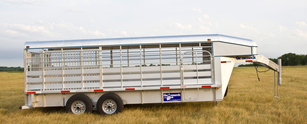 Aluminum Gooseneck Stock Trailers