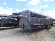 Load image into Gallery viewer, Steel Gooseneck Stock Trailers
